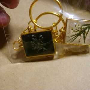 Floral keychains